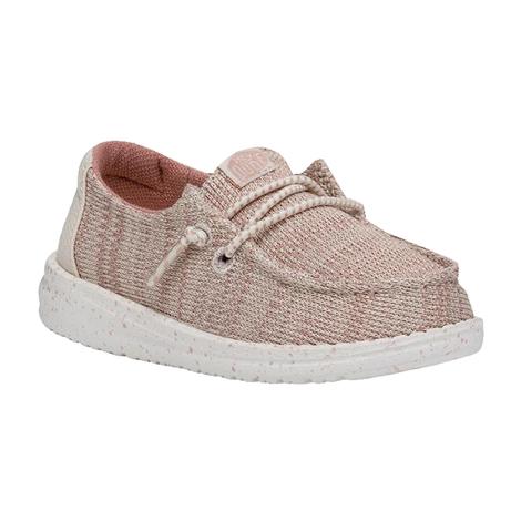 Hey Dude Pink Wendy Sports Mesh Toddler's Shoe