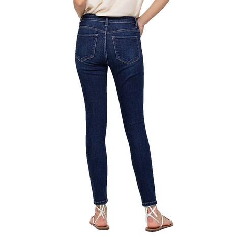 Vervet High Rise Dark Wash Women's Skinny Jeans
