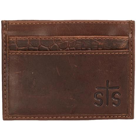 STS Ranchwear Men's Croc Card Wallet