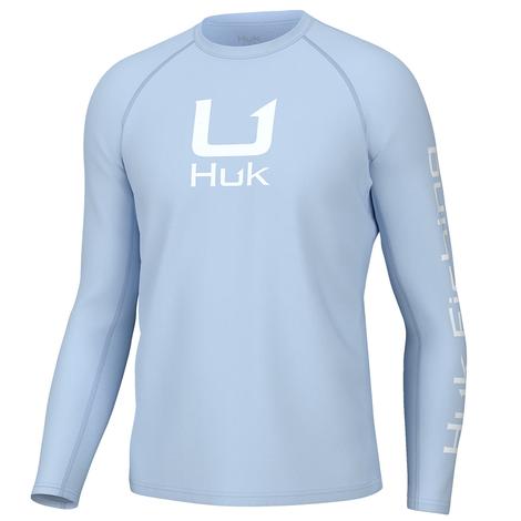 Huk Ice Water Icon Crew Long Sleeve Men's Shirt