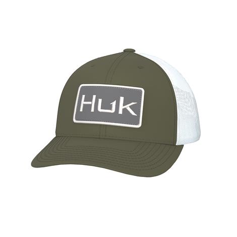 Huk Logo Moss Trucker Cap