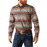 Ariat Nelly Men's Brown Long Sleeve Button-Down Shirt