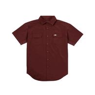 Two Dove The Rio Maroon Button-Down Short Sleeve Men's Shirt