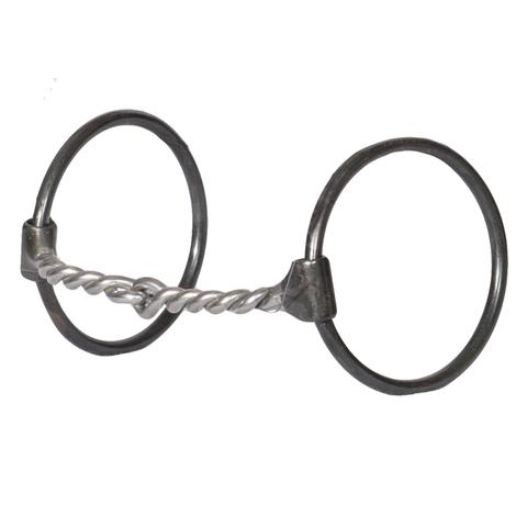 Dutton O-Ring Snaffle Twisted Wire Bit