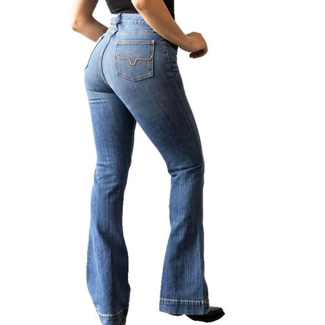 Kimes Ranch Ultra High Rise Jennifer Light Wash Women's Wide Flare Jeans