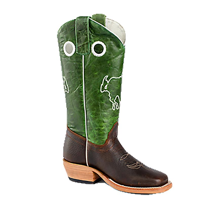  Olathe Buckin Horse Green Top Boy's Boots