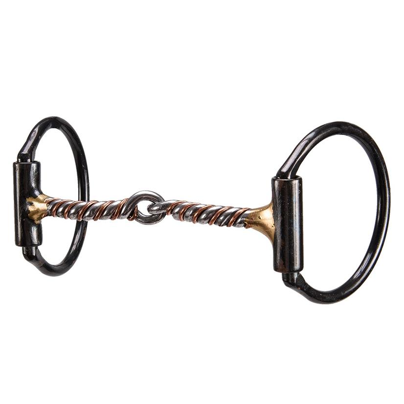  Dutton Twisted Steel With Copper Snaffle Bit