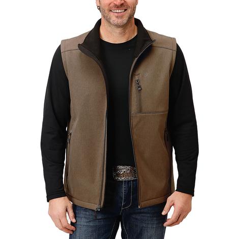 Roper Tech Series Brown Softshell Men's Vest