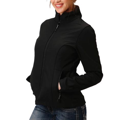 Roper Black Tech Series Soft Shell Fleece Women's Jacket