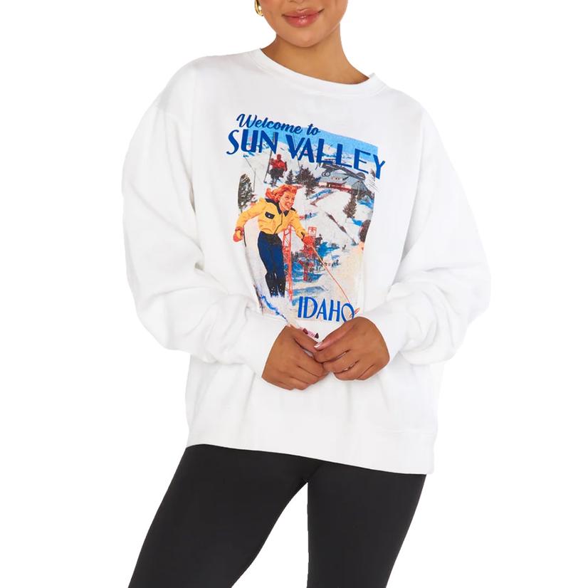  Show Me Your Mumu Stanley Graphic Oversized Women's Sweatshirt