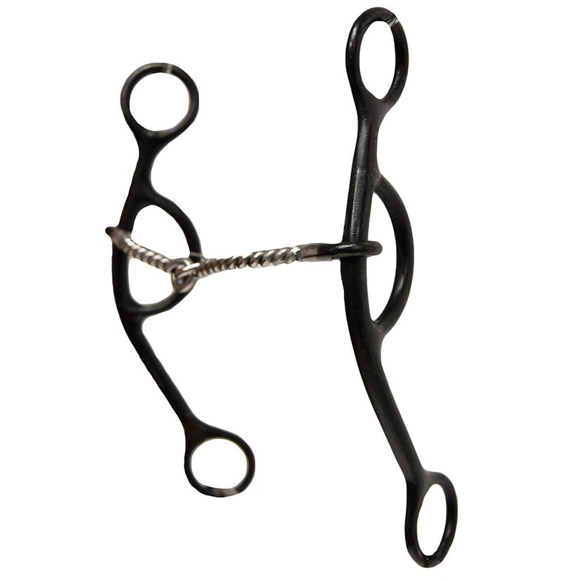 Weaver Leather Gag Bit Features 5-Inch Twisted Wire Mouth