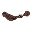STT Tooled Heavy Oiled Men's Spur Straps - Assorted Tooling AXE