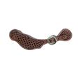 STT Tooled Heavy Oiled Men's Spur Straps - Assorted Tooling CHECKERED_BOX
