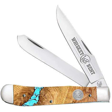 Whiskey Bent Knives Turquoise River Trapper