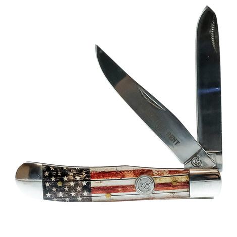 Whiskey Bent Knives Patriot Trapper