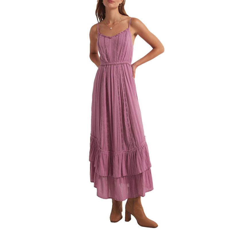  Z Supply Orchid Rose Women's Maxi Dress