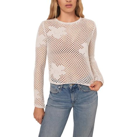 Z Supply Natural Blossom Floral Women's Sweater