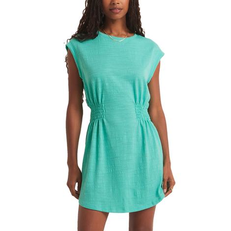 Z Supply Green Rowan Women's Textured Knit Dress