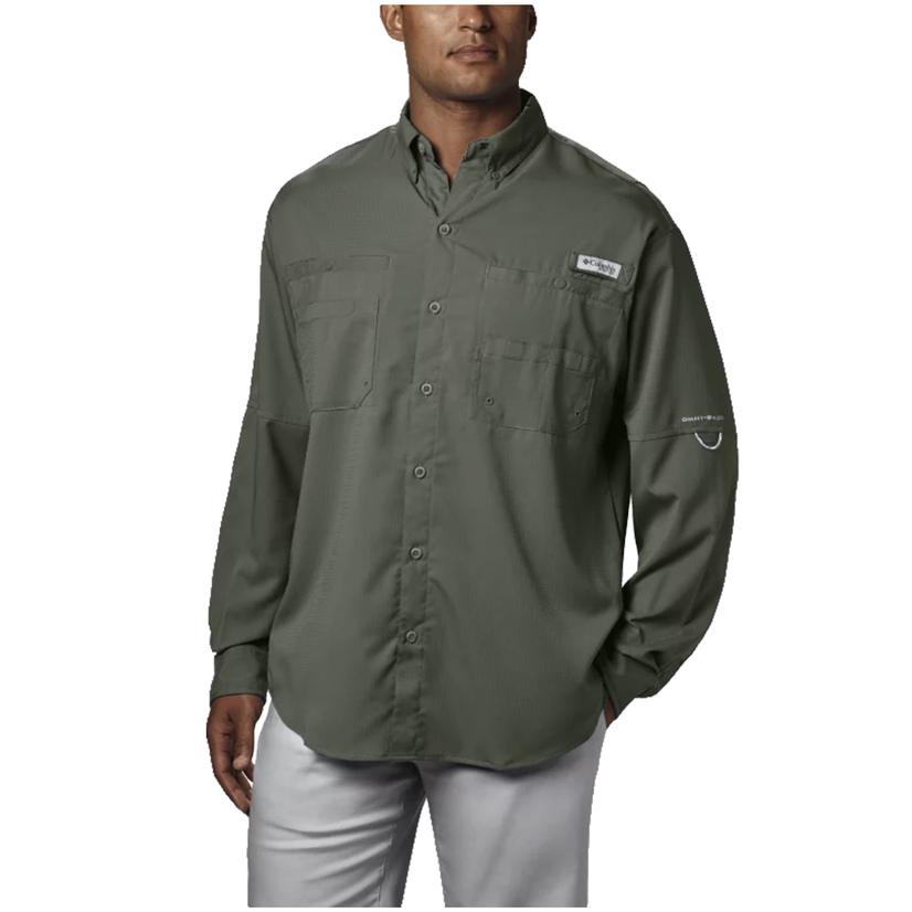  Columbia Tamiami Ii Cypress Long Sleeve Button- Down Men's Shirt