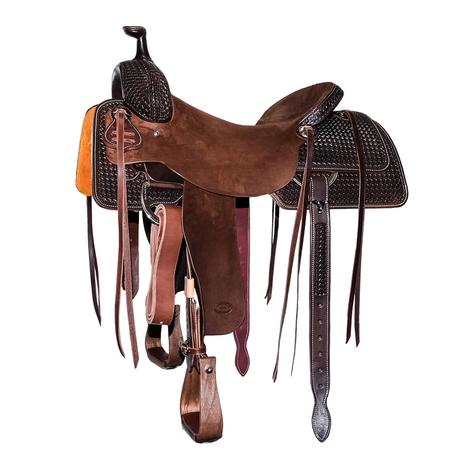 STT Half Chocolate Roughout Half Windmill Tool Ranch Cutter Saddle