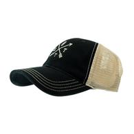 STT Embroidered Compass Black and Tan Meshback Cap