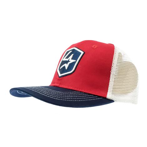 Lone Star Rope Company Red White Blue Trucker Cap