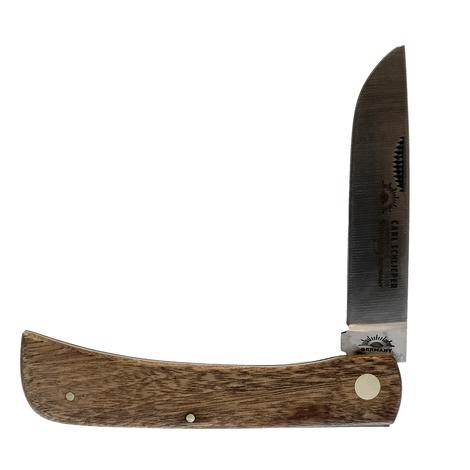 Eye Brand Carbon Steel Brown Wood Handle Knife