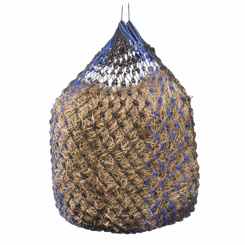 Tough 1 Deluxe Slow Feed Two Tone Hay Net BLUE/BLACK