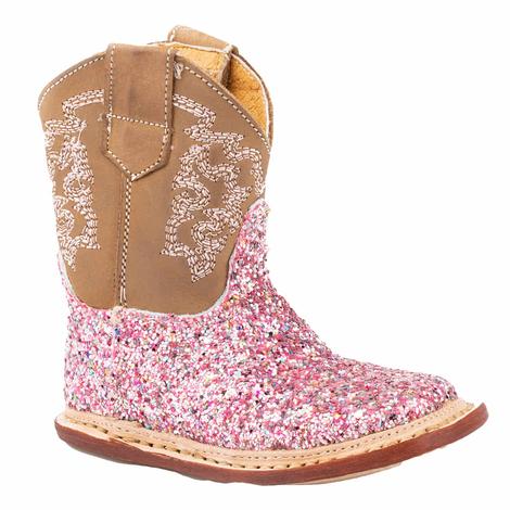 Roper Pink Glitter Infant Girl's Boots