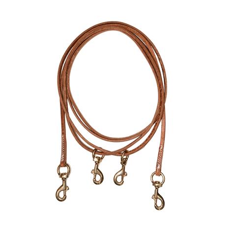 STT Natural Leather Draw Reins