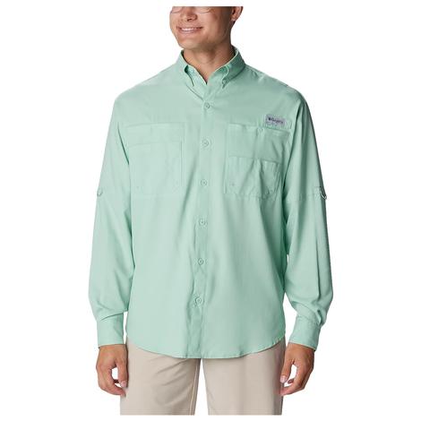 Columbia New Mint Tamiami II Long Sleeve Men's Shirt