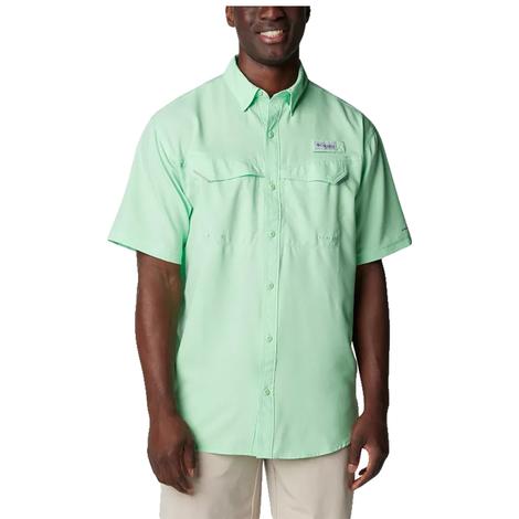 Columbia Ocean Mint Low Drag Offshore Short Sleeve Men's Shirt