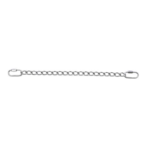 Stainless Steel Curb Chain with Snap Hooks