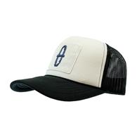 STT Bar Nothing Sequin Patch Black and White Mesh Back Cap