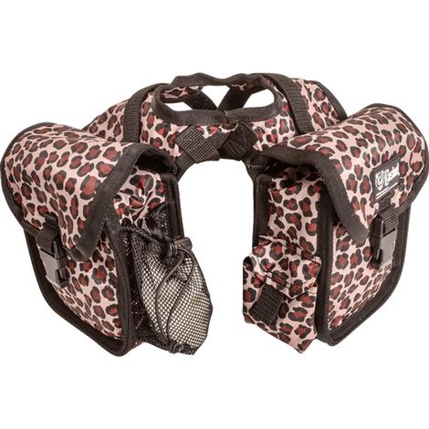 Cashel Small Horn Saddle Bag In Leopard
