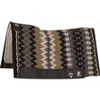 Classic Equine Zone Wool Top Saddle Pad 34 x 38 x .75 BLACK/CASHMERE
