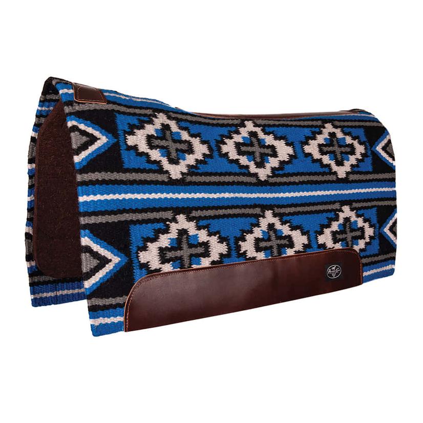 Professional Choice Fuse Navajo Blanket Top Saddle Pad 33 x 38 x .75 ROYAL/BLACK