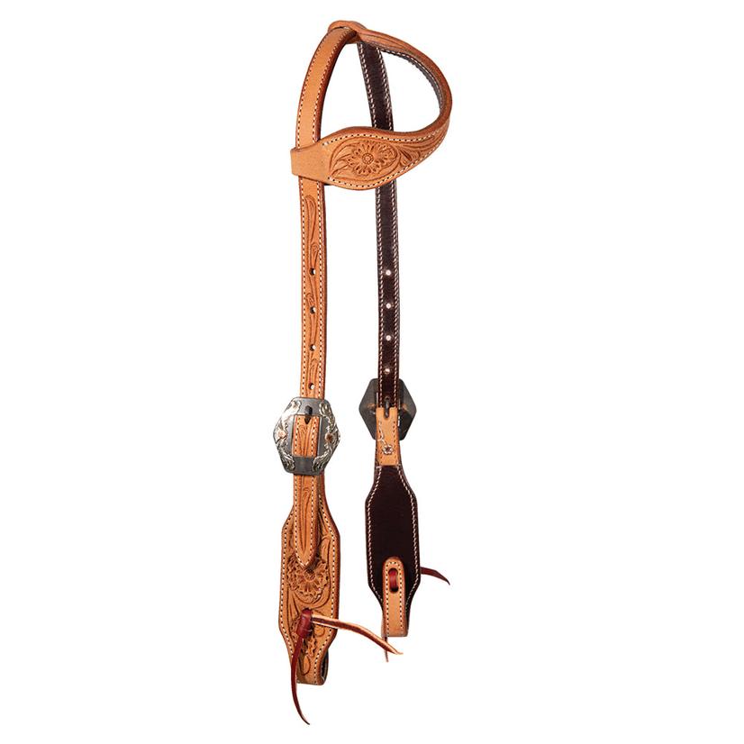  Professional Choice Floral Roughout Slide Ear Headstall