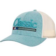 Classic Rope Teal And Birch Puff Embroidery Cap
