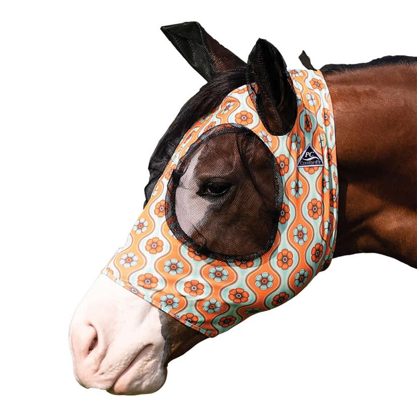 Professional Choice Comfort Fit Fly Mask 2024 Prints FLOWER