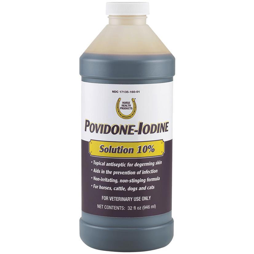  Horse Health Products Povidone- Iodine 10 % Solution 32oz
