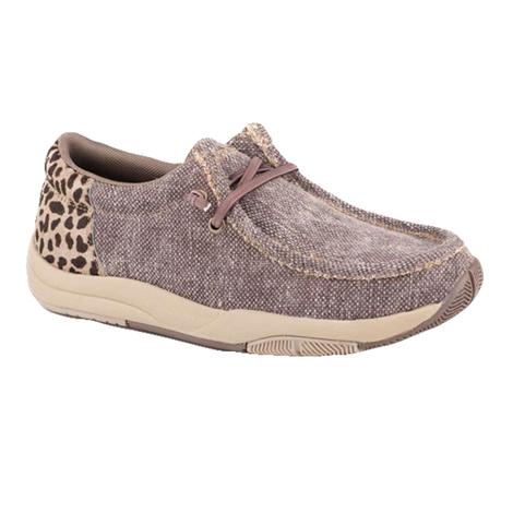 Roper Clear Cut Low Leopard Women's Chukka Shoe