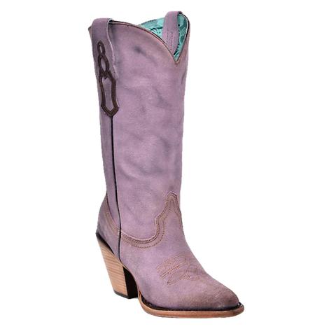 Corral Boot Co. Lilac Embroidered  Women's Pointed Toe Boot
