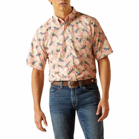 Ariat Fitted Casual Series Ty Short Sleeve Button-Down Men's Shirt