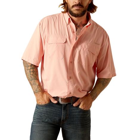 Ariat Venttek Outbound Blush Men's Short Sleeve Shirt