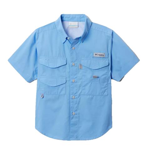 Columbia Bonehead Short Sleeve Cap Button-Down Boy's Shirt