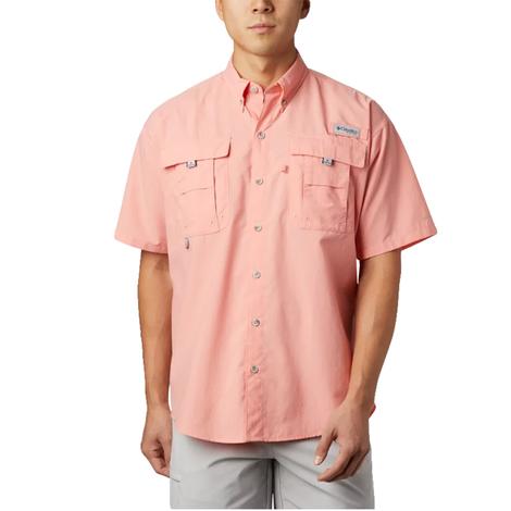 Columbia PFG Bahama II Sorbet Short Sleeve Button-Down Men's Shirt