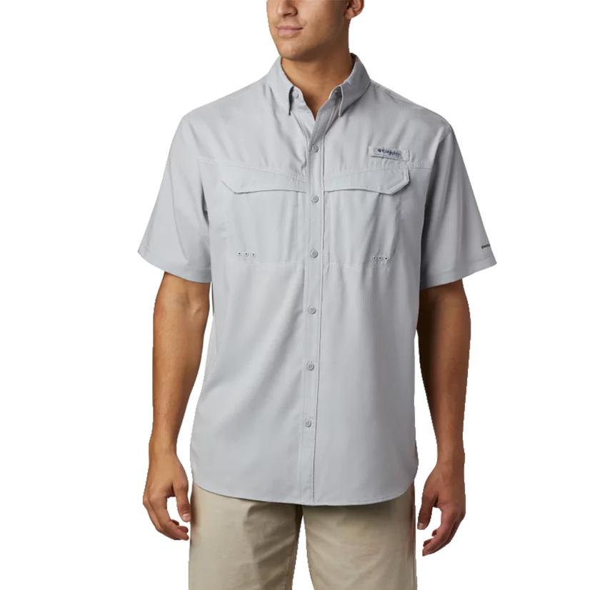  Columbia Low Drag Offshore Cool Grey Short Sleeve Men's Shirt