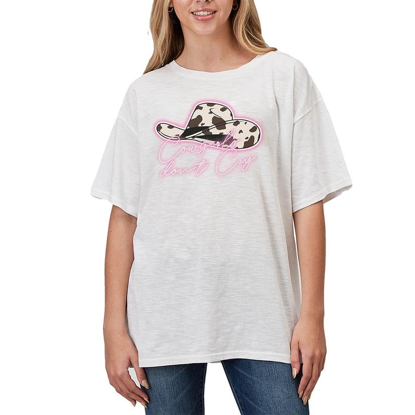  Roper Cowgirls Dont Cry Graphic Short Sleeve Women's T- Shirt