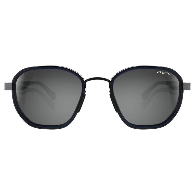  Bex Sable Matte Gunmetal Gray Silver Sunglasses